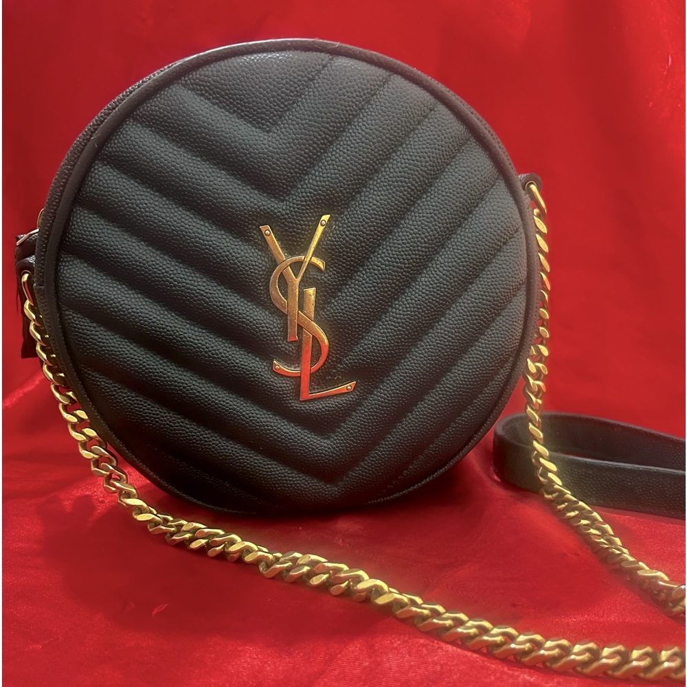 YVES SAINT LAURENT (YSL)  ROUND HANDBAG GREAT CONDITION